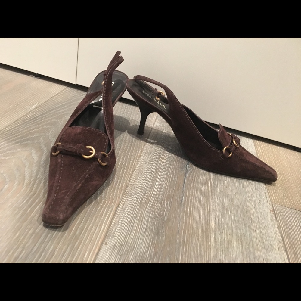 Prada kitten heels size 6 - Picture 3 of 5